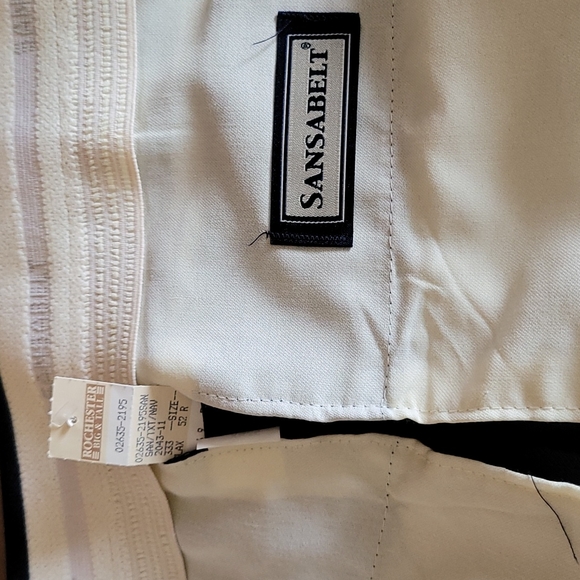 Sansabelt Men's Pants Navy Blue Regular Pockets Dress Pants 52 x 23 NWT - Picture 6 of 9